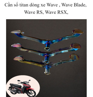 Cần số titan xe wave rs, wave rsx, future, Hona Blade, siêu đẹp thumbnail