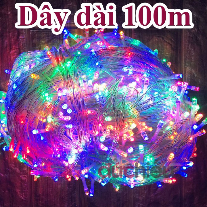 Dây đèn led trang trí có chớp 100m