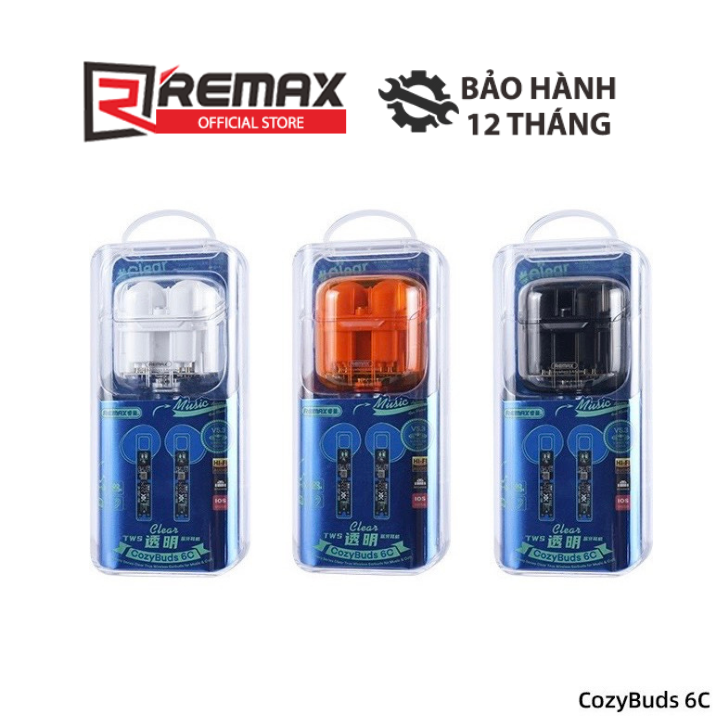 Tai nghe Bluetooth True Wireless Remax CozyBuds 6C