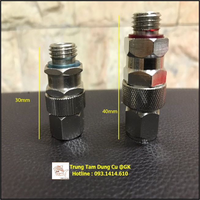 Cút xoay chống xoắn dây ,Cục chống xoắn dây inox dùng nối dây phun với ...