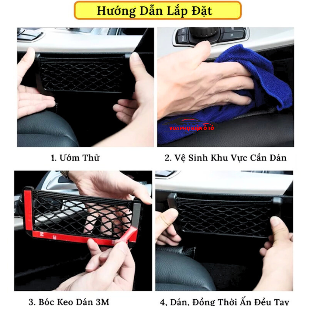 Túi lưới đựng đồ trên xe ô tô