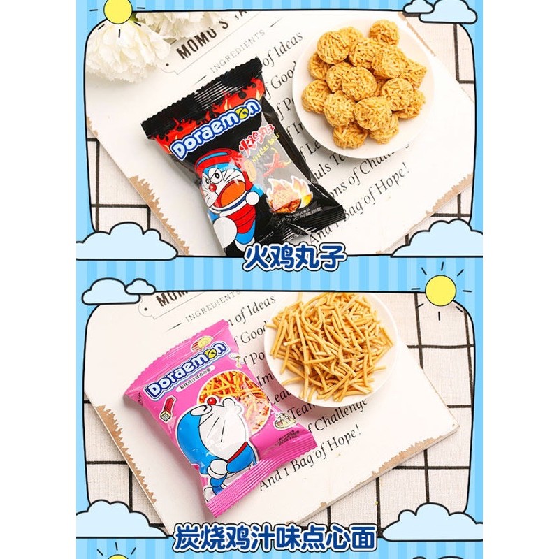 Bánh snack bimbim Doraemon khổng lồ (36 gói nhỏ/1 bịch lớn) - Ăn vặt Dannee