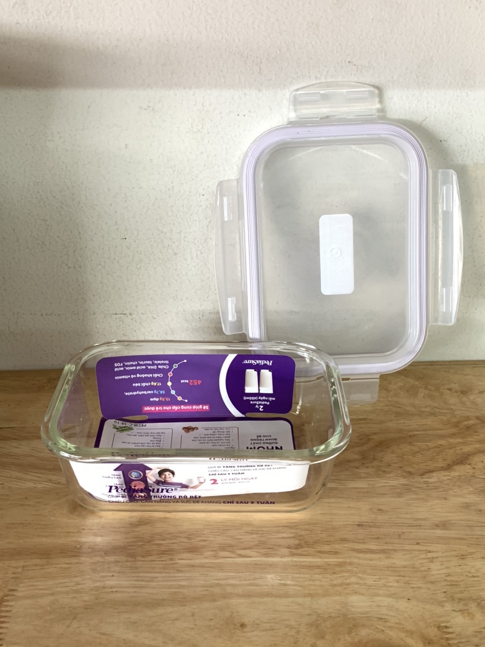 Thố thuỷ tinh Lock&lock 630ml (1 cái)
