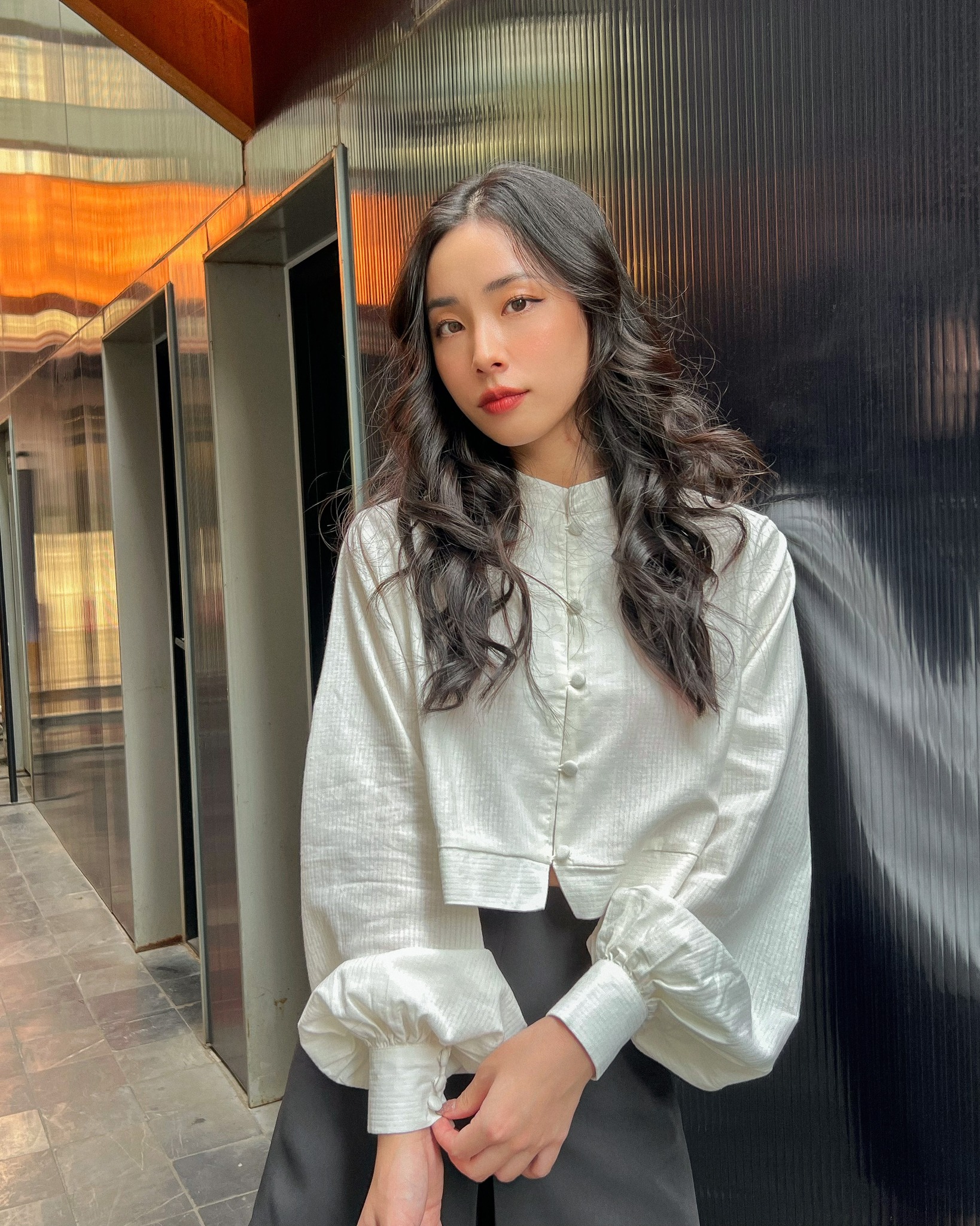 Áo sơ mi Fabric Holic cổ trụ
