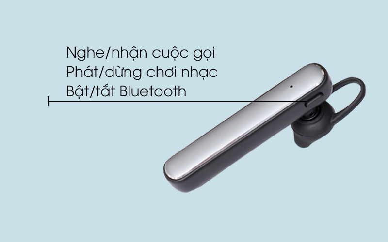 Tai nghe Bluetooth Mozard R558A Xám Đen