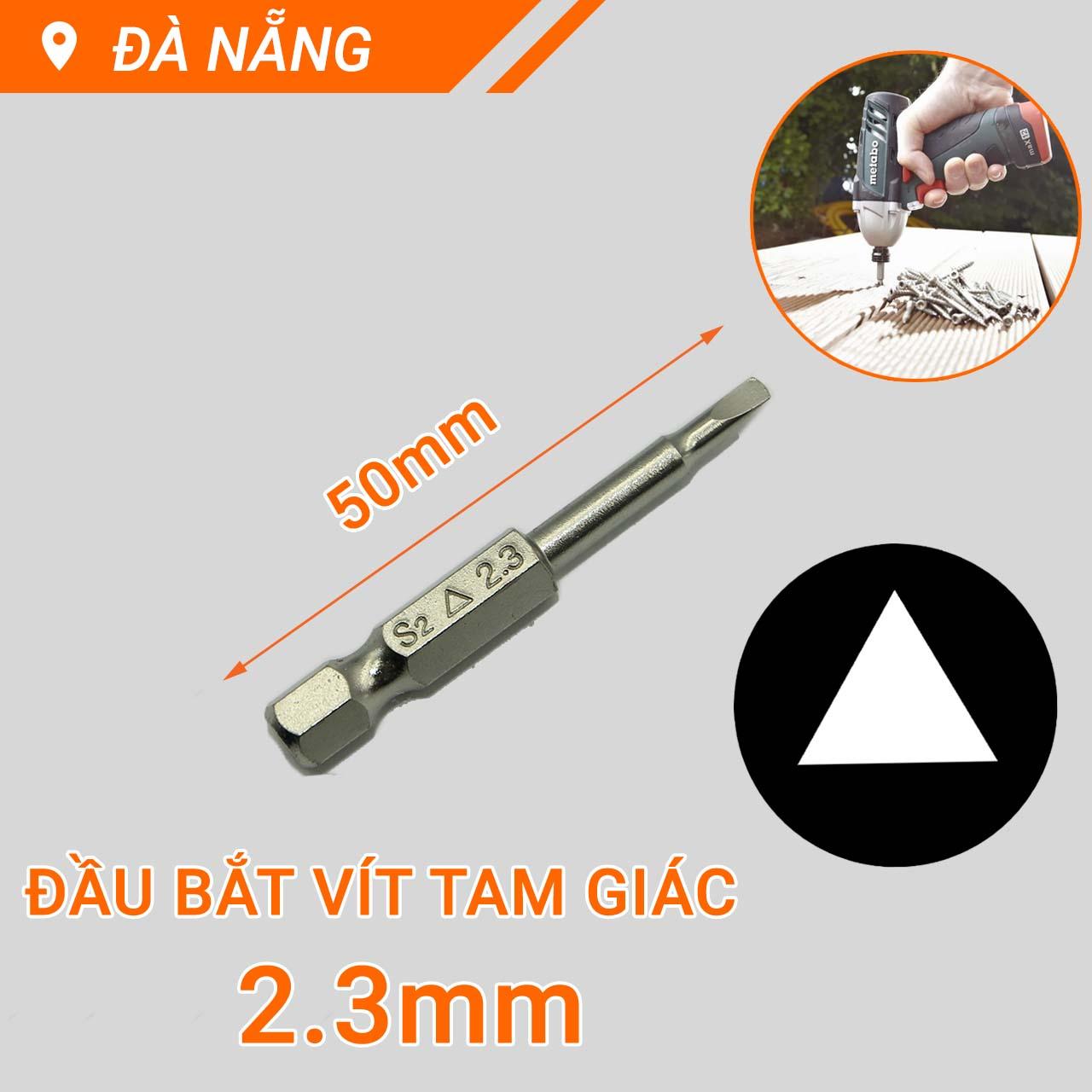 Đầu bắt vít tam giác chuôi lục