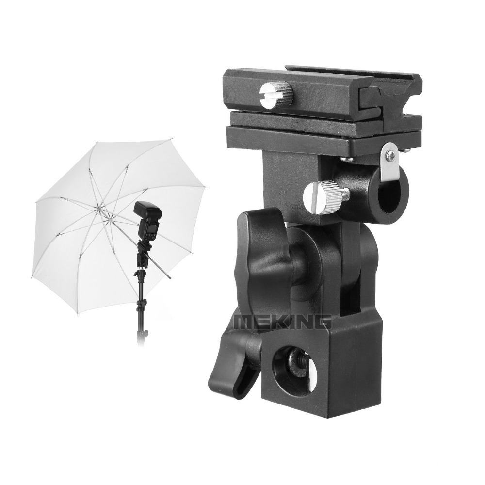 Selens Khung B Đèn Flash Ô Gắn Giày Nóng Giá Đỡ Gắn Xoay Cho Chân Đèn Đèn Flash 2 Cái