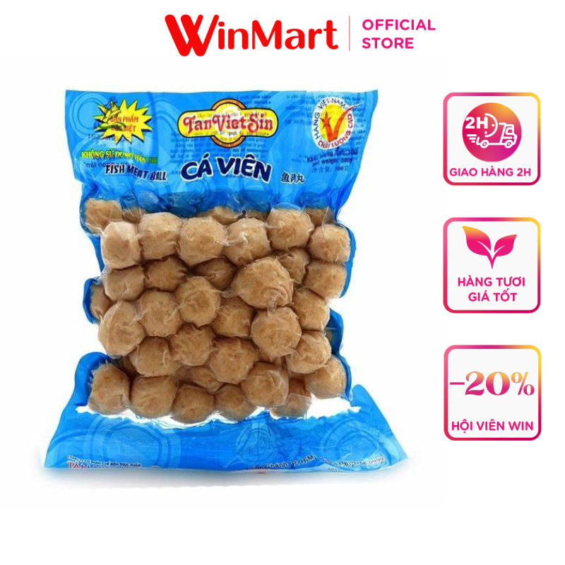 -cá viên tân việt sin gói 500g