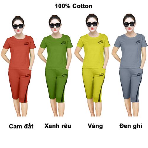 Bộ quần áo mặc nhà chất cotton- Hàng loại đẹp
