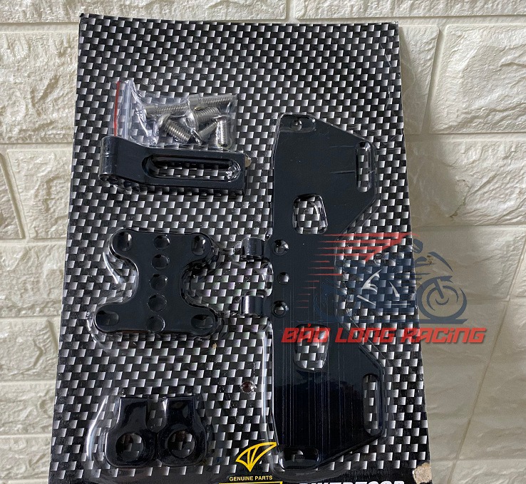 Bát biển số đút gầm gắn xe Moto R15
