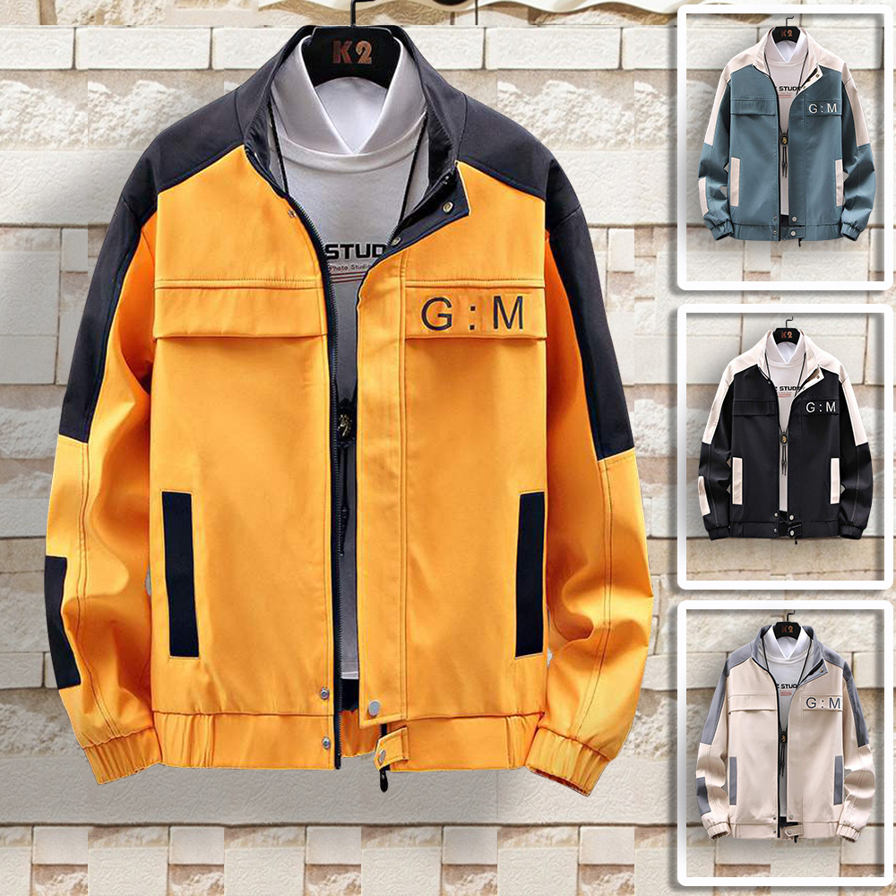 Áo Khoác BomBer Nam Phối Màu Lịch Lãm Kiểu Dáng Hàn Quốc Mẫu Mới Thu Đông 2024 Thời Trang FORHIMCS2 AO KHOAC NAM 138C2