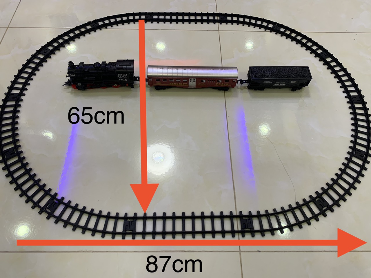 [HCM]Đồ chơi xe lửa Thomas dùng pin cho bé (loại to), xe lửa classical đường ray siêu dài