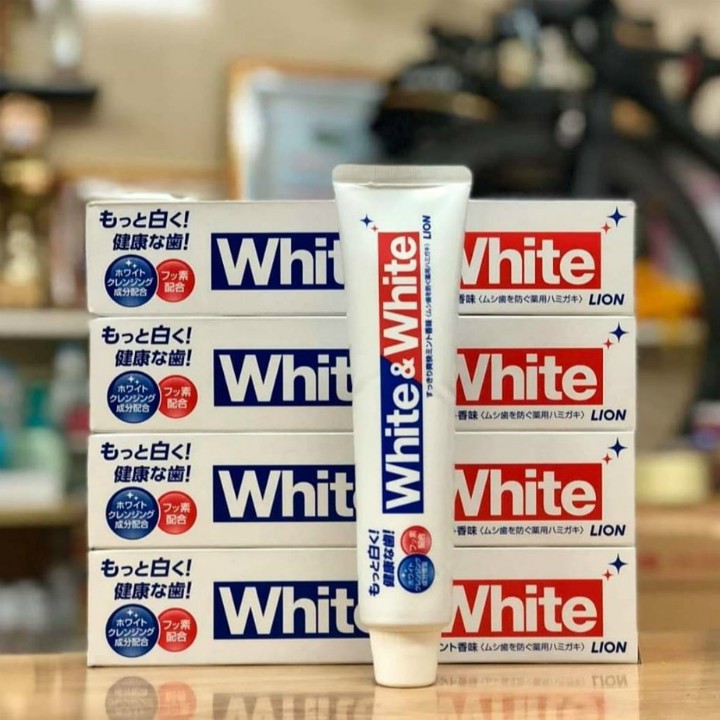 Kem đánh răng White and White Lion Nhật 150g