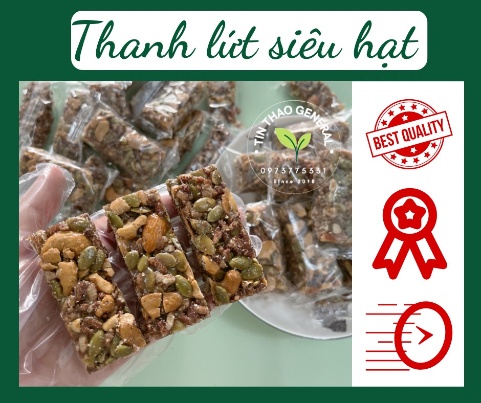 500Gram THANH GẠO LỨT NGŨ CỐC - ĂN CHAY ĐƯỢC