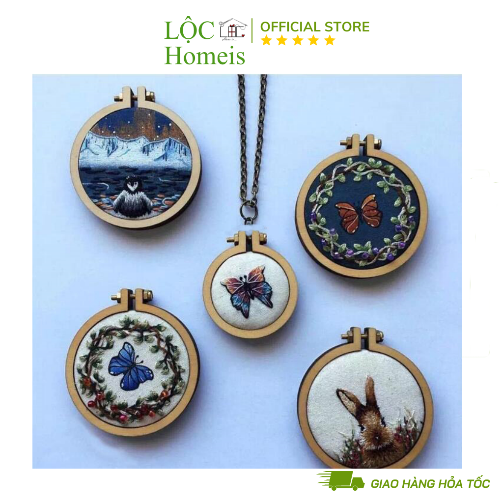 Khung gỗ mini làm móc khóa Handmade - LỘC Homeis