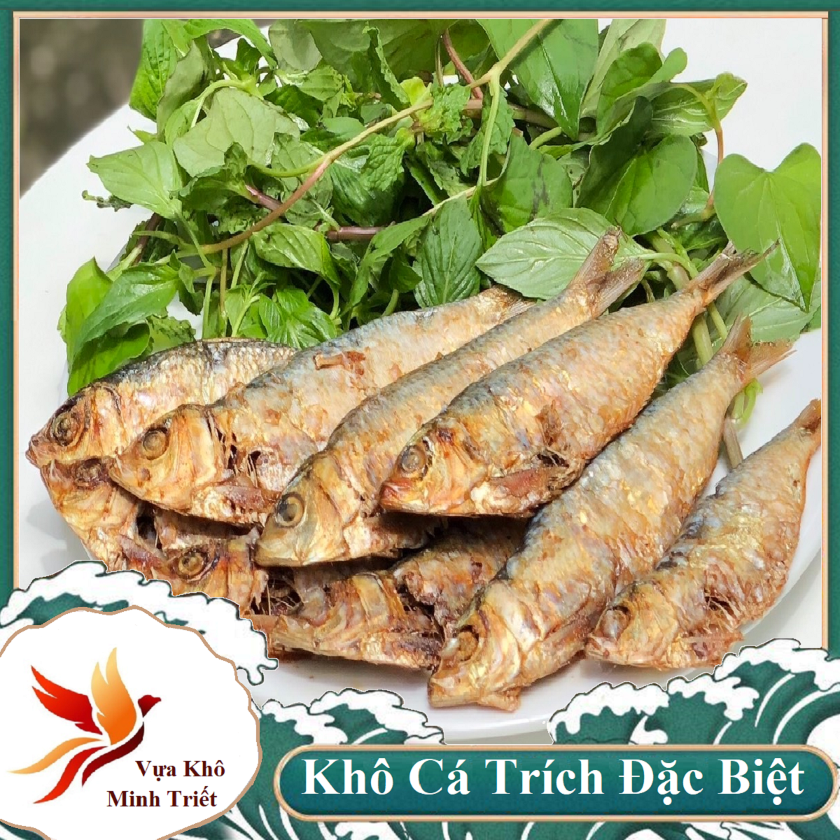 Khô Cá Trích đã làm sạch sẽ 1 kg  , VỰA KHÔ MINH TRIẾT giàu dinh dưỡng, vệ sinh an toàn.