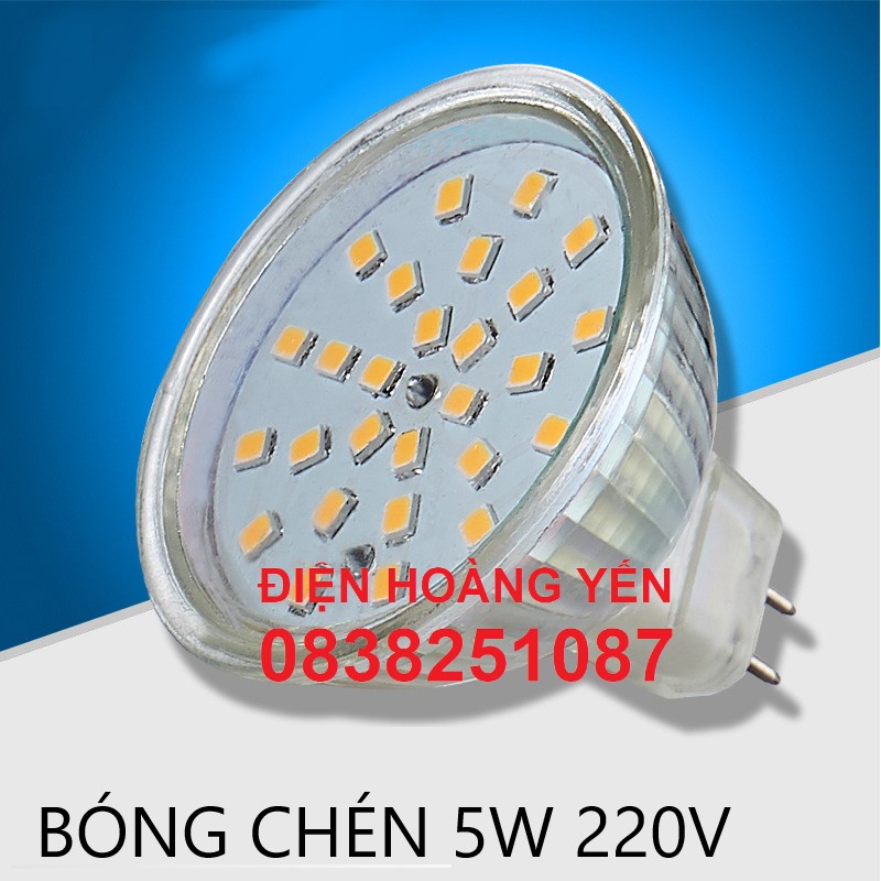 Bóng đèn Led (bóng Led chén) chiếu điểm chân ghim 5W