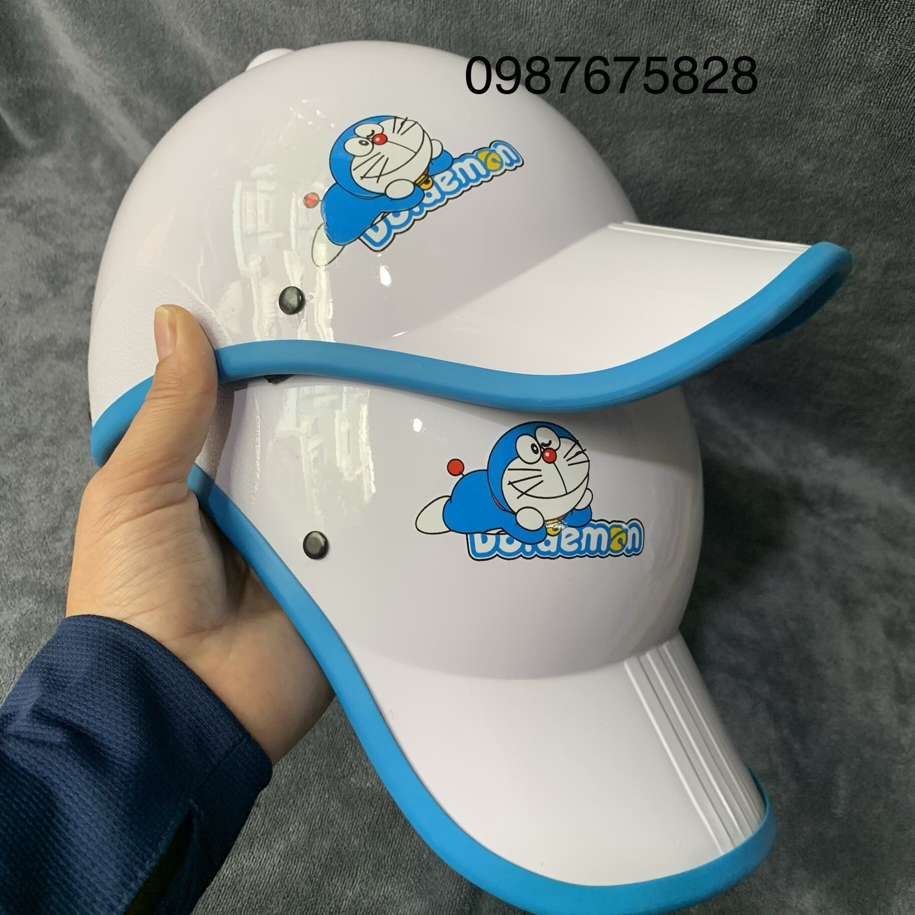 Mẫu MỚI Nón bảo hiểm kết gấu dâu