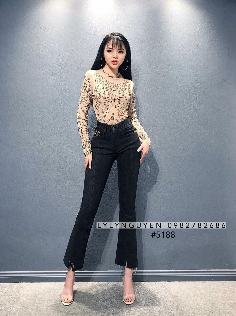QUẦN JEAN NỮ ỐNG LOE SIÊU HOT 1294