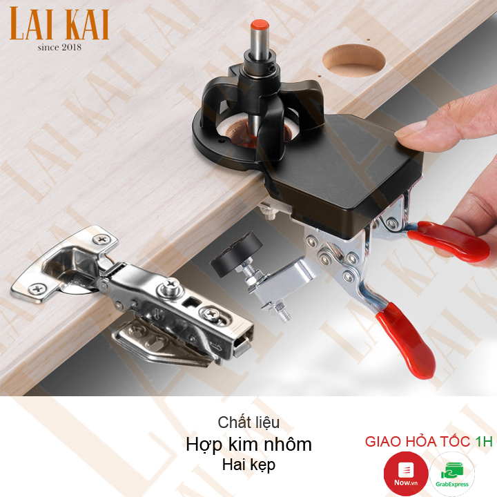 Cữ khoan bản lề bật