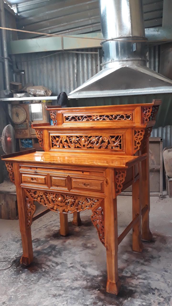 Bàn thờ gia tiên, bàn thờ phật, bàn thờ cúng, tủ thờ, bàn thờ tổ tiên , hàng loại 1, bàn thờ  GỖ 3 TẦNG - Bàn thờ gia tiên, bàn thờ phật, bàn thờ cúng, tủ thờ, bàn thờ tổ tiên , hàng loại 1, bàn thờ  TAM CẤP 1M27