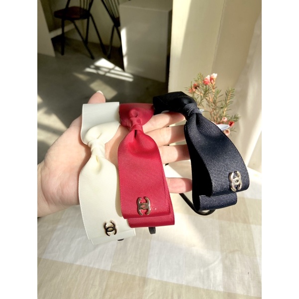 Băng đô cài tóc hình nơ đính charm mini, phụ kiện tóc BOT DORIS