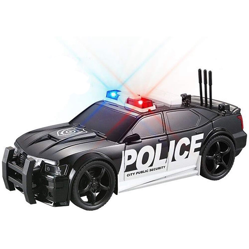 Simulation Police Car Toy Pursuit Rescue Vehical Model with Sound and Light ,Best Gift for Kids Boys and Girls