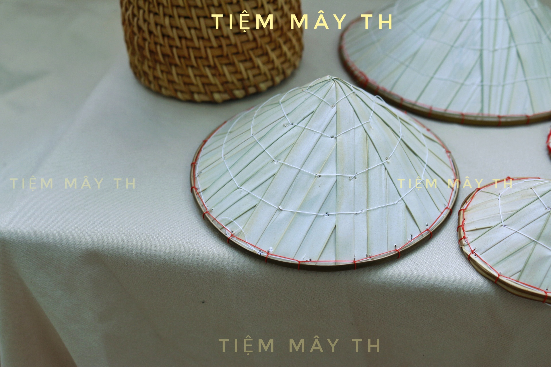 (Kho sỉ) Nón lá mini TIỆM MÂY TH trang trí, nón mini decor