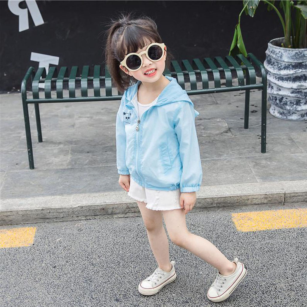 Áo khoác hè chống nắng cho bé in hình gấu cute, Áo khoác cho bé từ 6-21kg - LiLa Kids