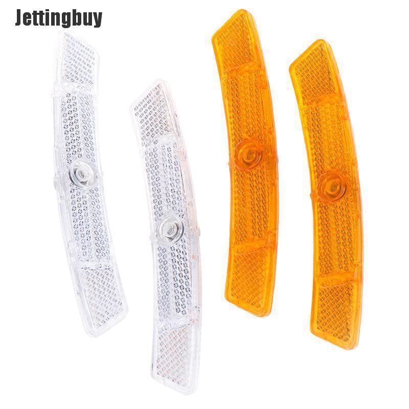 Jettingbuy 2 Chiếc Phản Xạ Nan Hoa Xe Đạp Đèn Cảnh Báo An Toàn Đèn Phản Quang Vành Bánh Xe