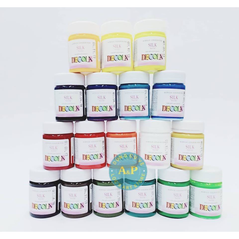 Acrylic Decola - Màu vẽ lụa