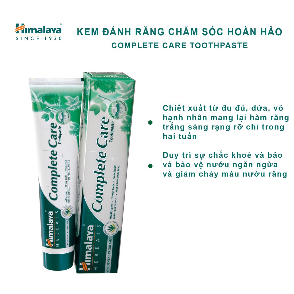 [Chính Hãng] Kem Đánh Răng Bảo Vệ Nướu | Himalaya Complete Care Toothpaste 100g