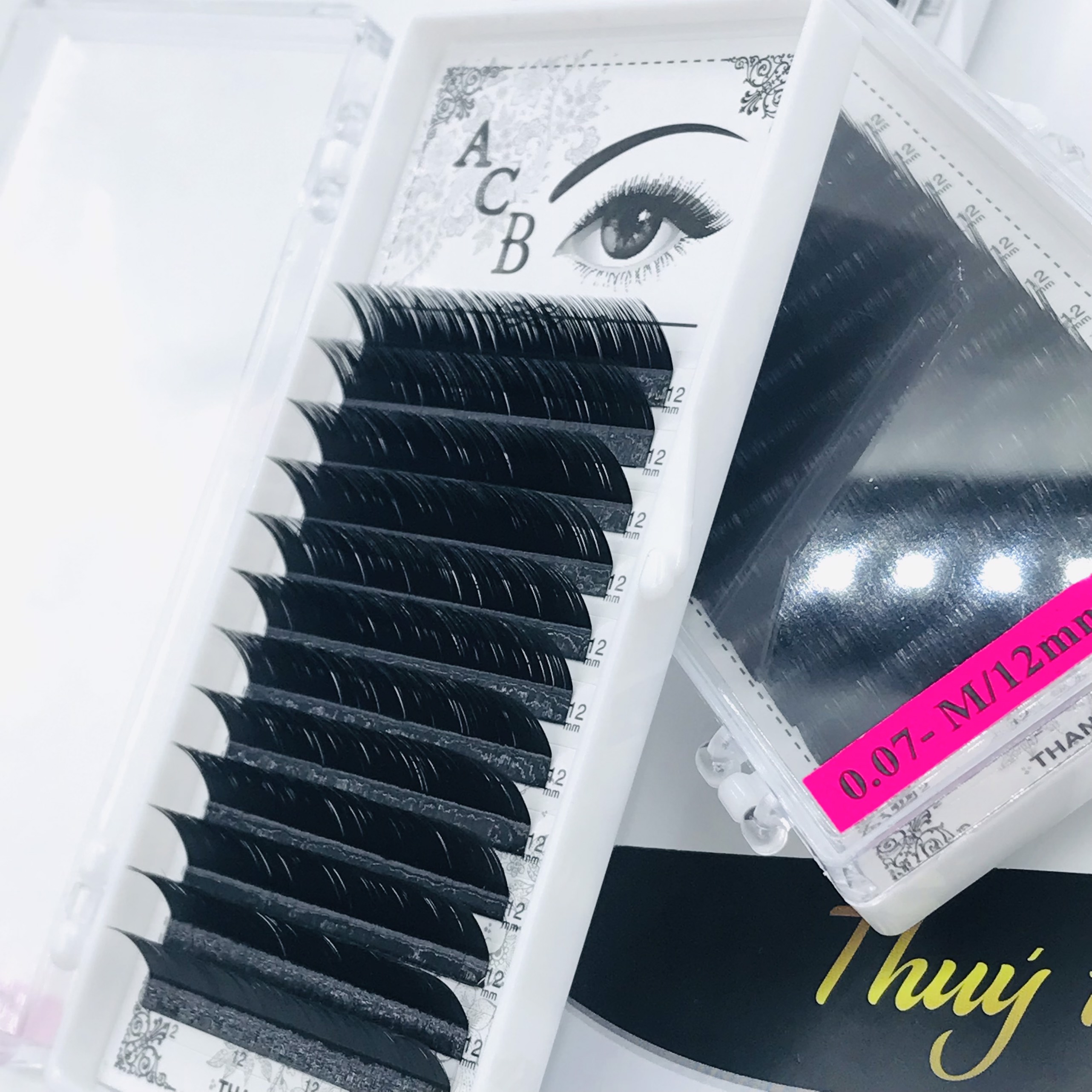 Mi khay  ACB độ cong Trung Hoa L,LC,LD,M_mi hot Douyin - silk Hàn mềm ,mịn không mi con - Thúy Hà