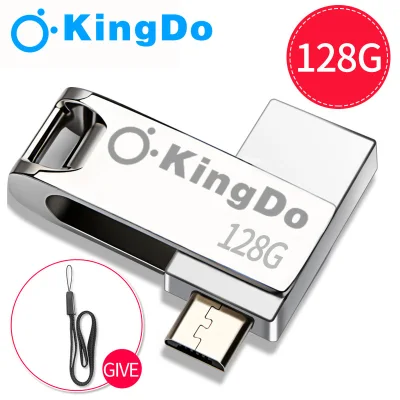 [TẶNG OTG] USB Kingdo 64GB 128GB 2.0 chống nước tốt S1 OTG 64GB 128GB USB Flash Driver 2 In 1 U Disk for Android Phone
