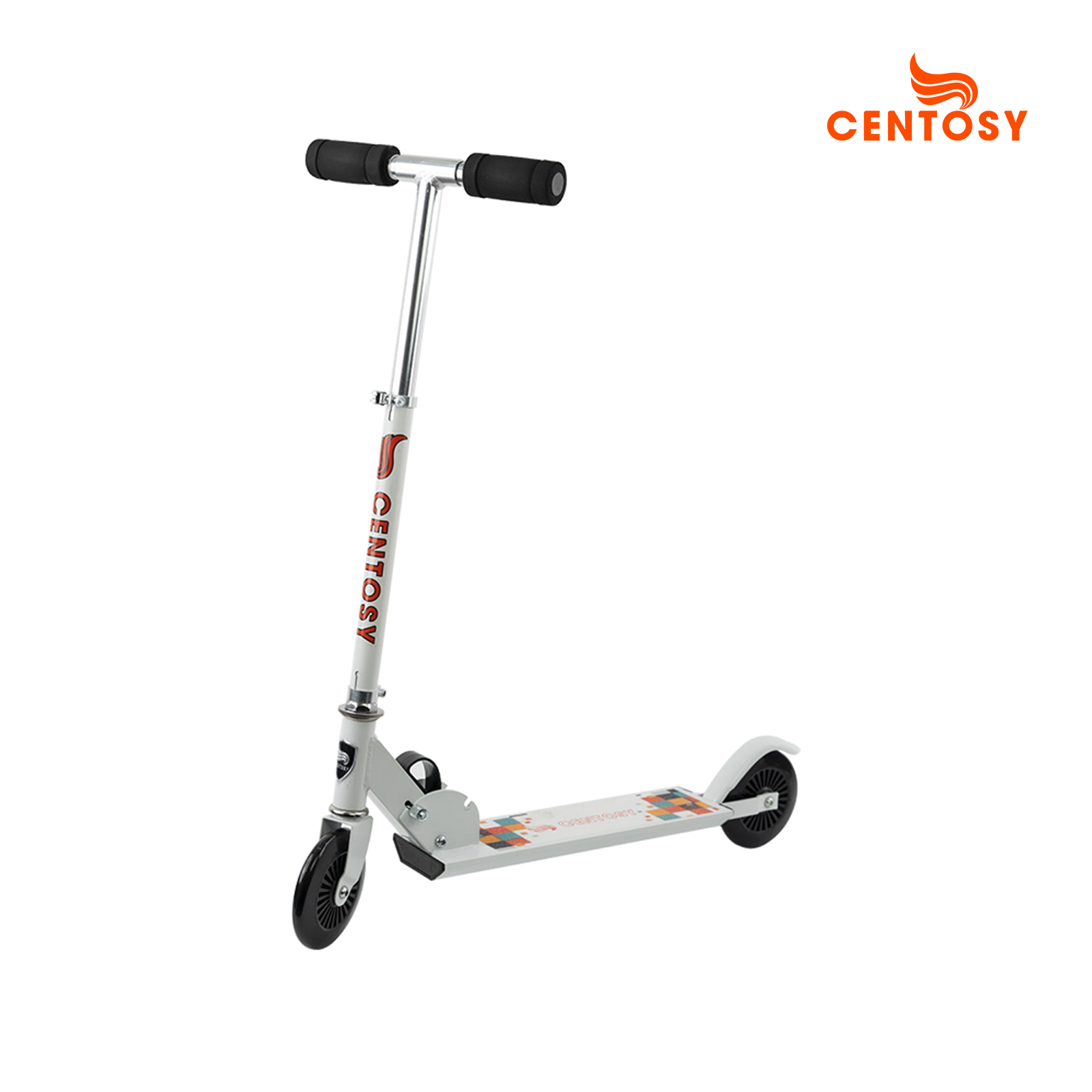 Xe scooter trẻ em từ 8 tuổi cao cấp thương hiệu centosy - scooter c1 in hình bắt mắt, có đèn nháy