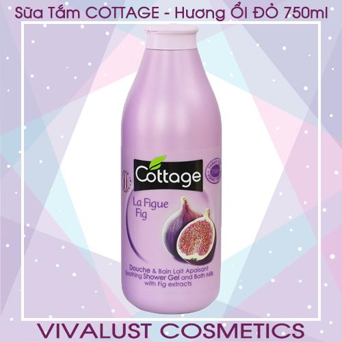 [HCM]Sữa tắm COTTAGE La Fig - Hương Lựu Đỏ (750ml)