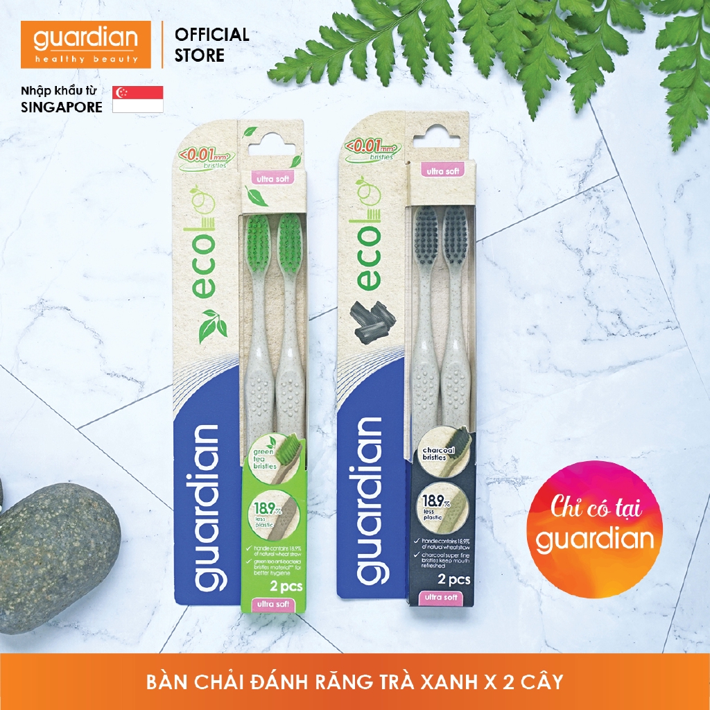 [Take-out] Bàn chải đánh răng Guardian Trà xanh – 2 cây