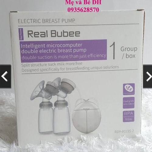 Máy hút sữa điện đôi Real Bubee cao cấp