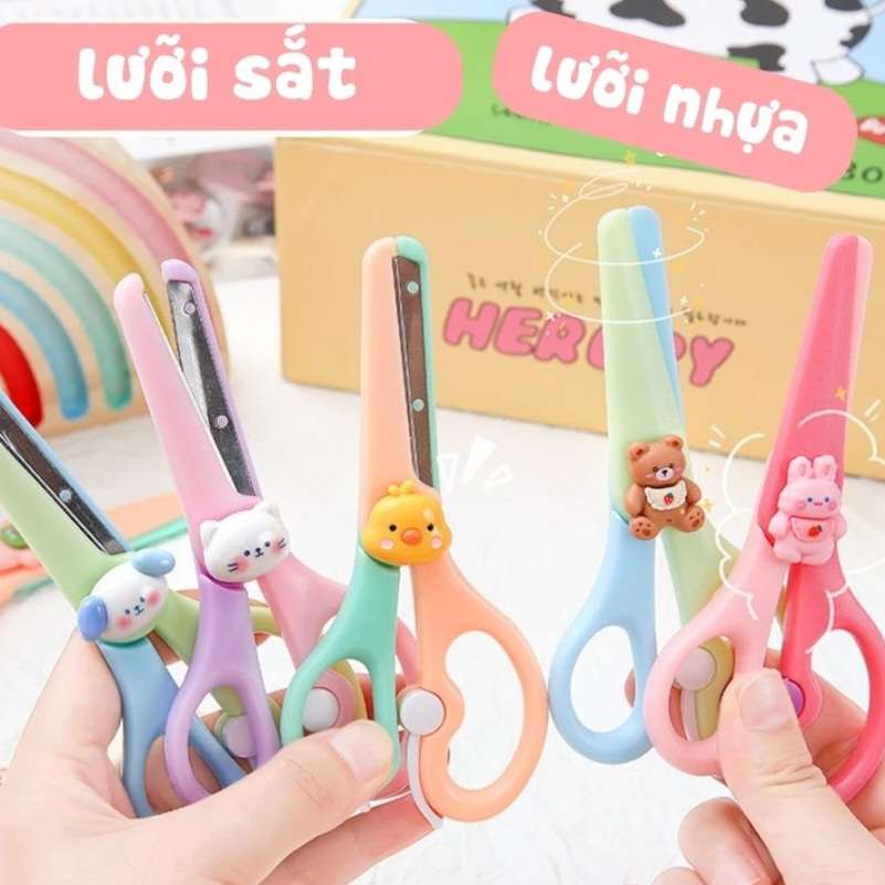 Kéo Cắt Giấy Thủ Công An Toàn Cho Bé