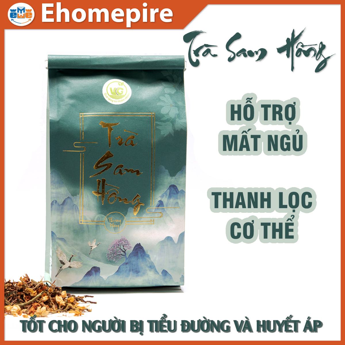 Trà Sam Hồng Thượng Hạng 300gram