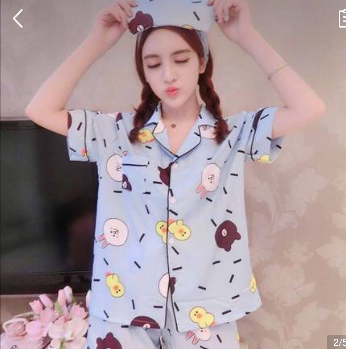 [Phúc Khang Store] Bộ Đồ Ngủ Pizama Nữ -Pizama Ngắn Nữ Chất Vải Cực Xịn Cực Mát