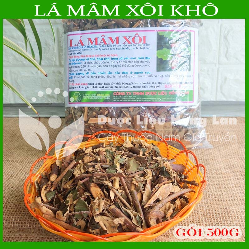 ✅ 500g lá mâm xôi khô sạch - hàng chính hãng công ty