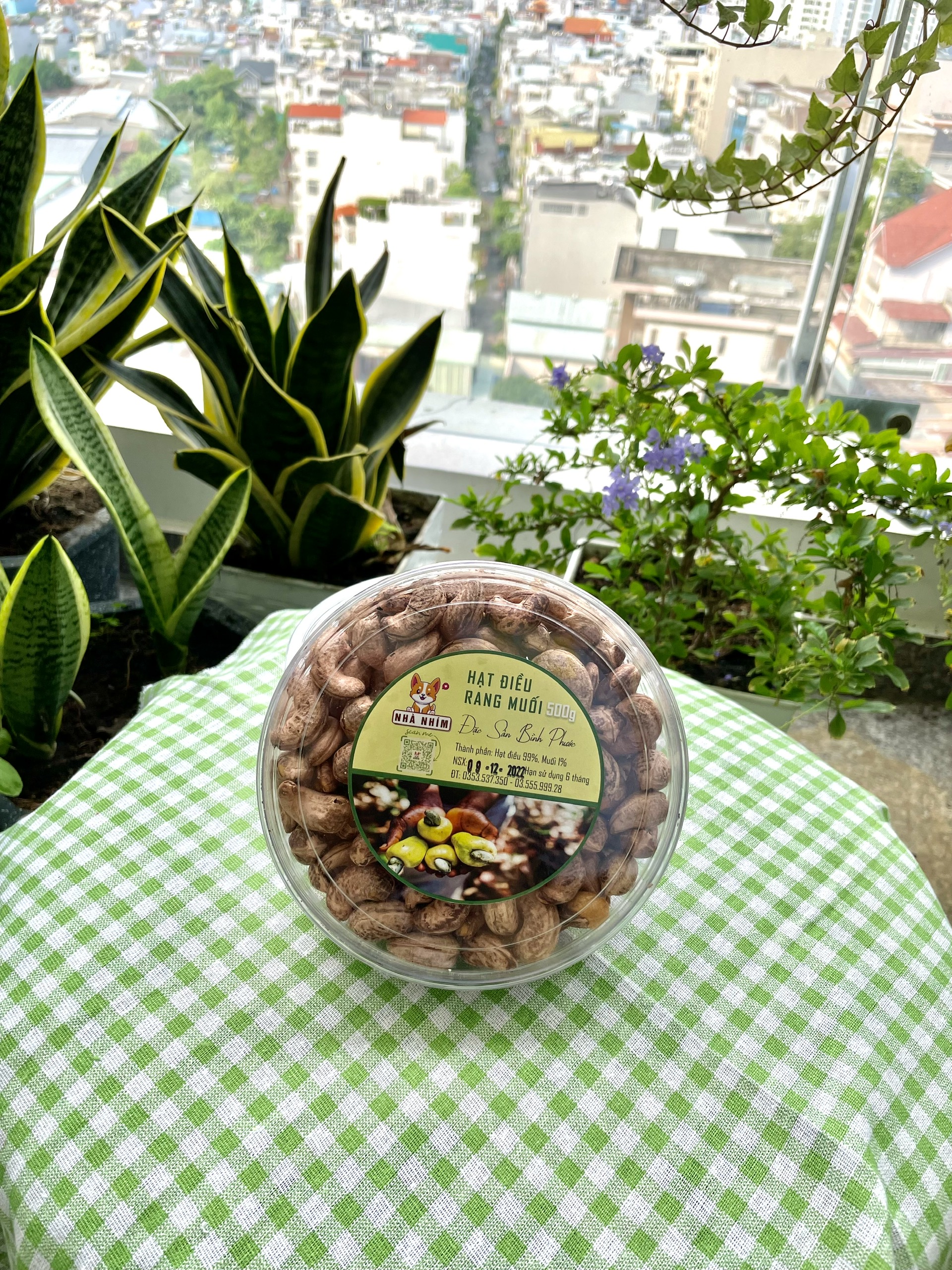 [500G] Hạt điều rang muối Bình Phước - đóng hộp