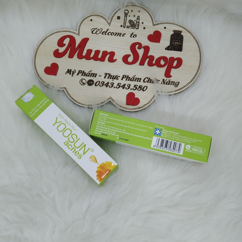 Kem Ngừa Mụn Yoosun Acnes Tuýp 15G