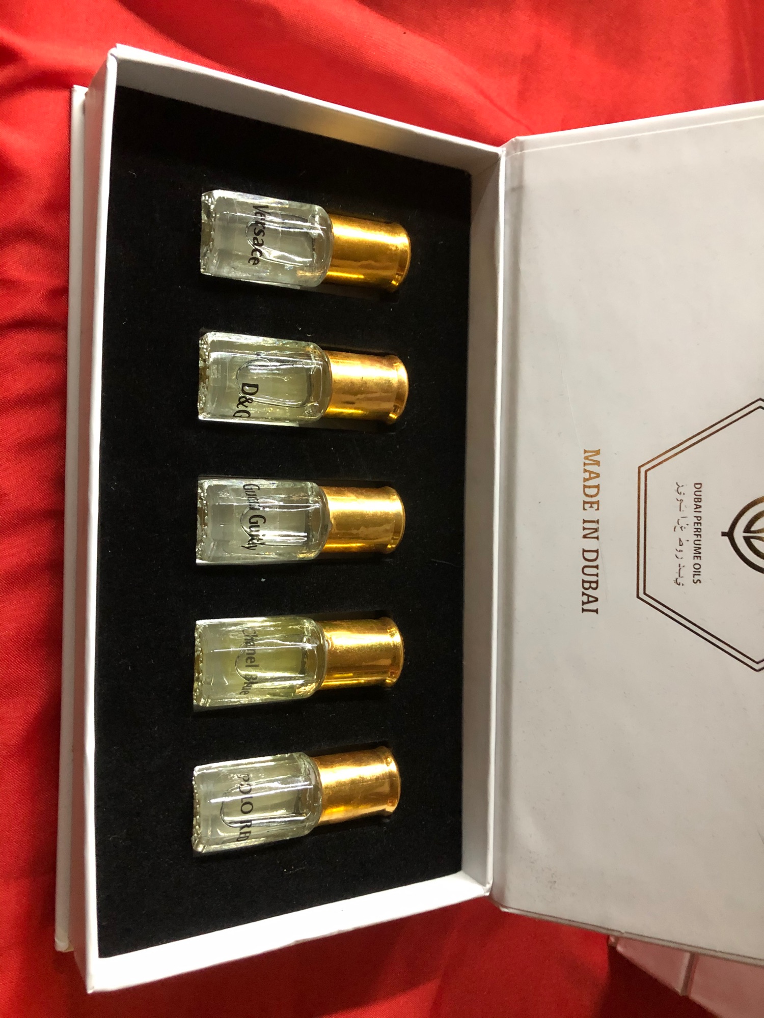 Set 5 mùi tinh dầu nước hoa DUBAI