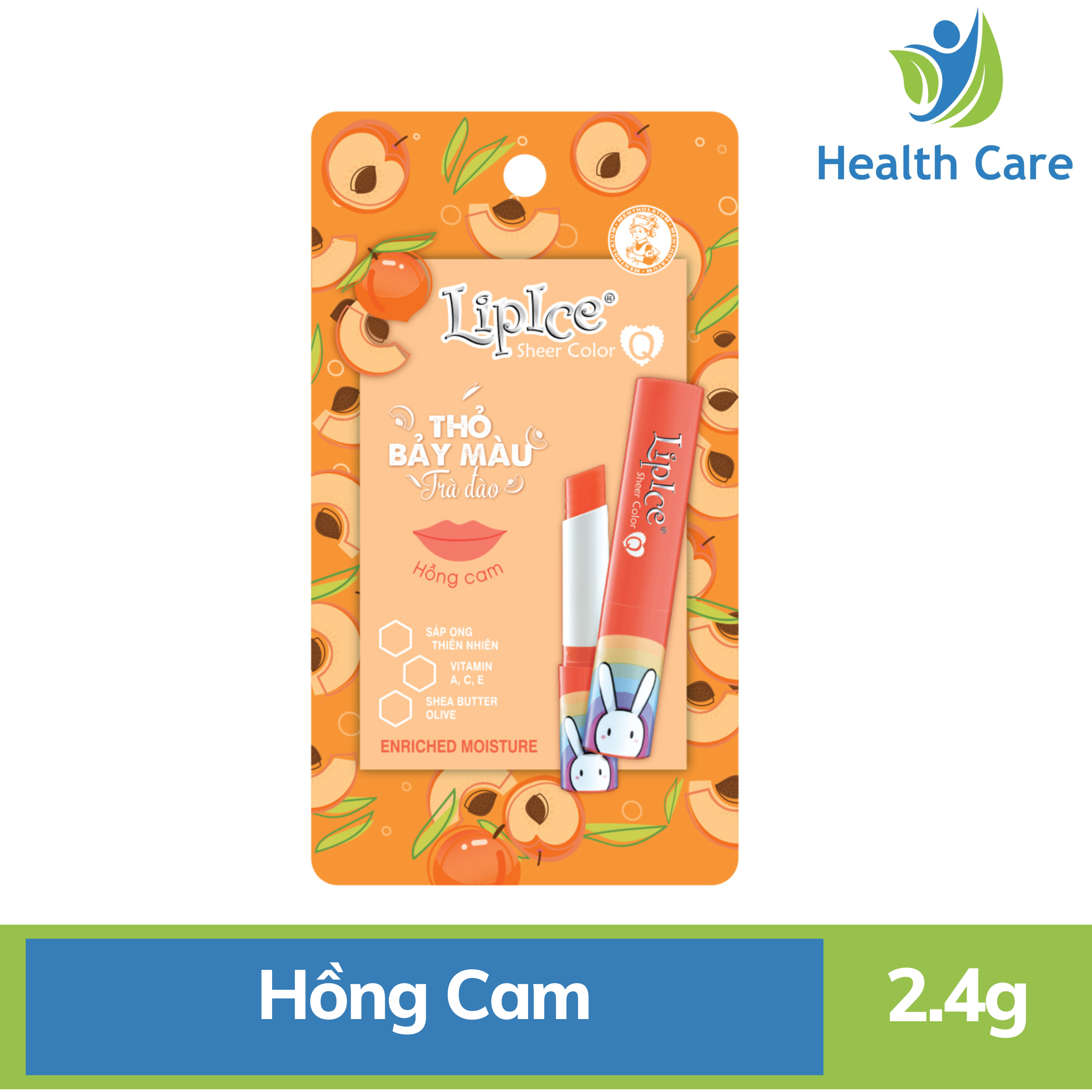 [HCM]Son LipIce Sheer Color Q Bestie phiên bản Thỏ 7 màu 2.4g