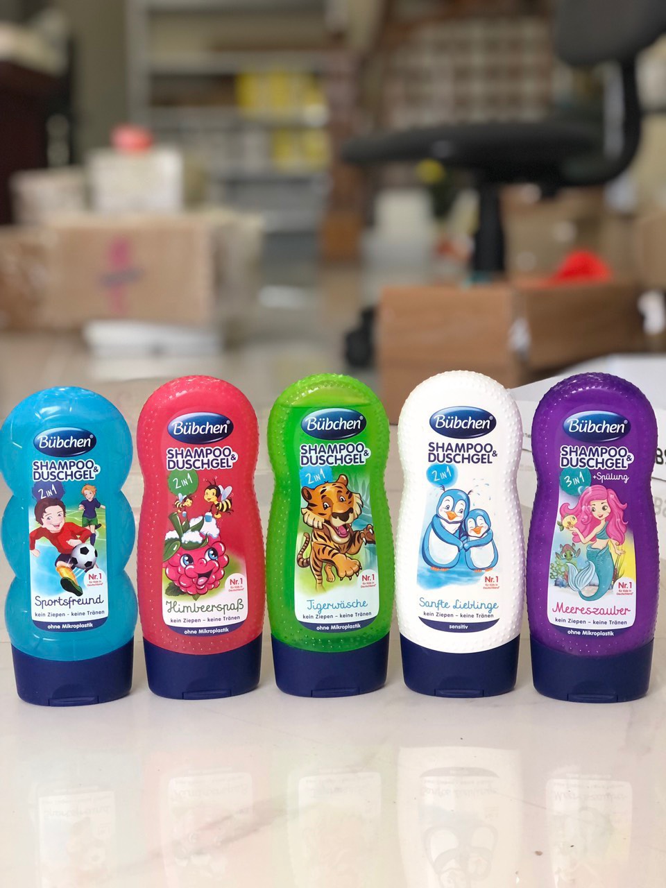 Bubchen-Sữa tắm gội Bubchen cho bé  2 in 1 chính hãng Đức 230ML