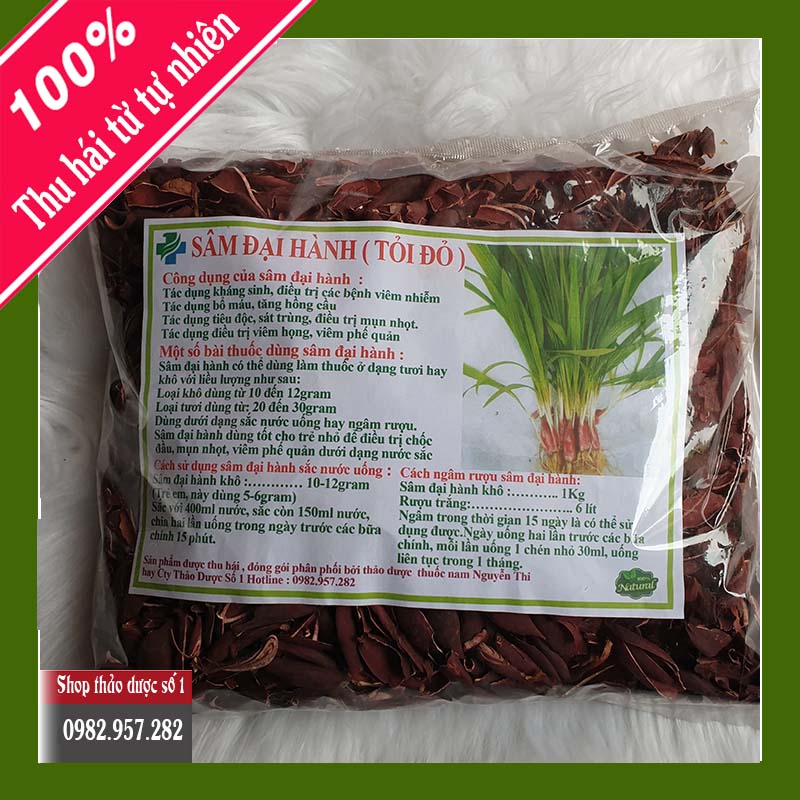 Tỏi Đỏ Sâm Đại Hành Khô ( SP Cty  Cam kết chất lượng ) -1kg