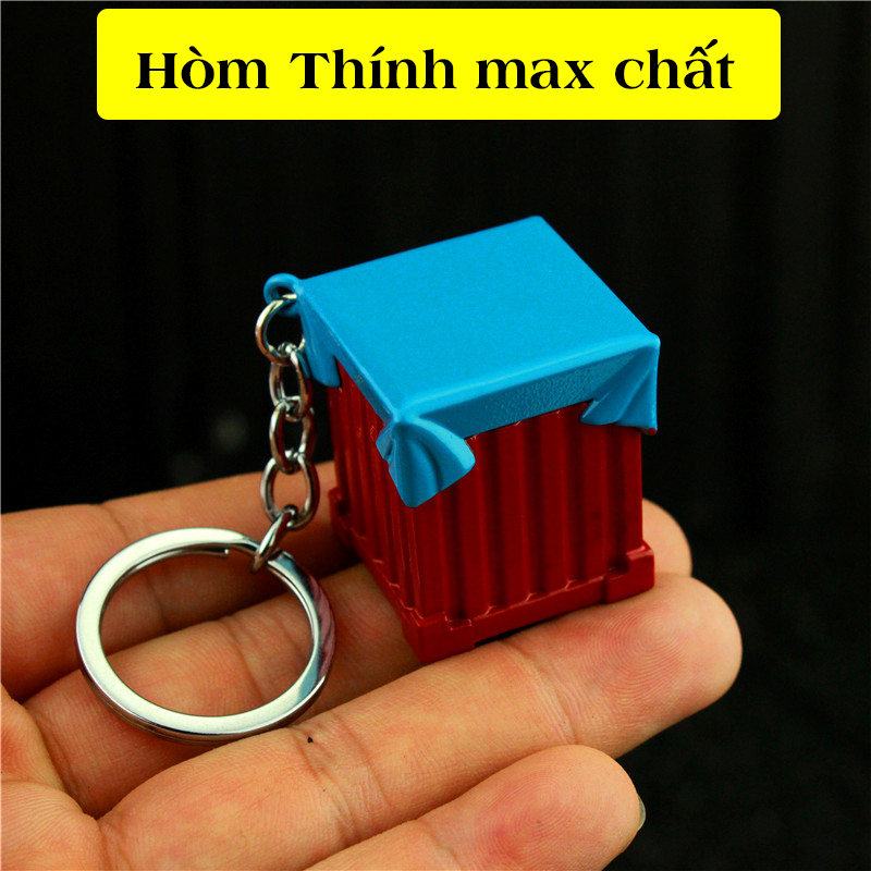 Mô hình game PUBG - Quả Khói Nade hòm Thính - dùng làm móc khóa hoặc trưng bày pupg