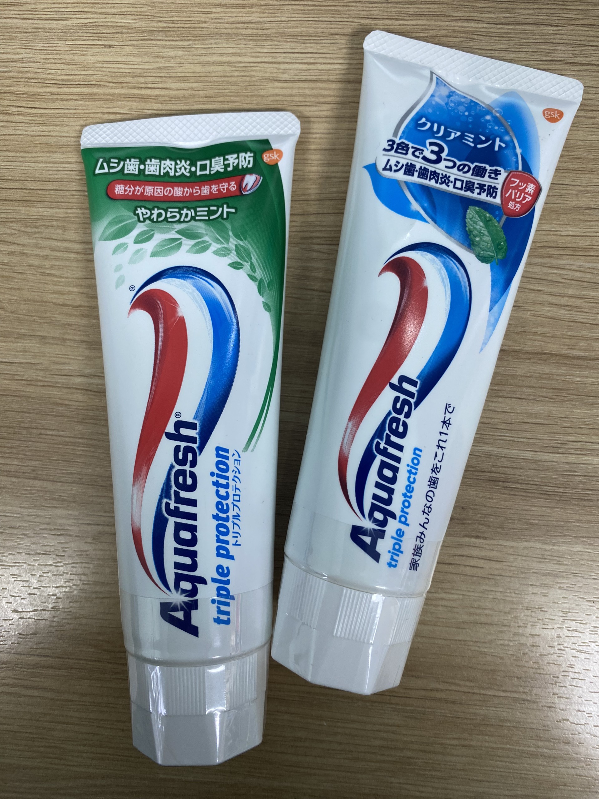 Toothpaste American Aquafresh mint/whitening action/Triple Protection Toothpaste white teeth-vent spa cafe